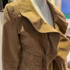 DKNY size 6 Corduroy Tan/Brown Jacket